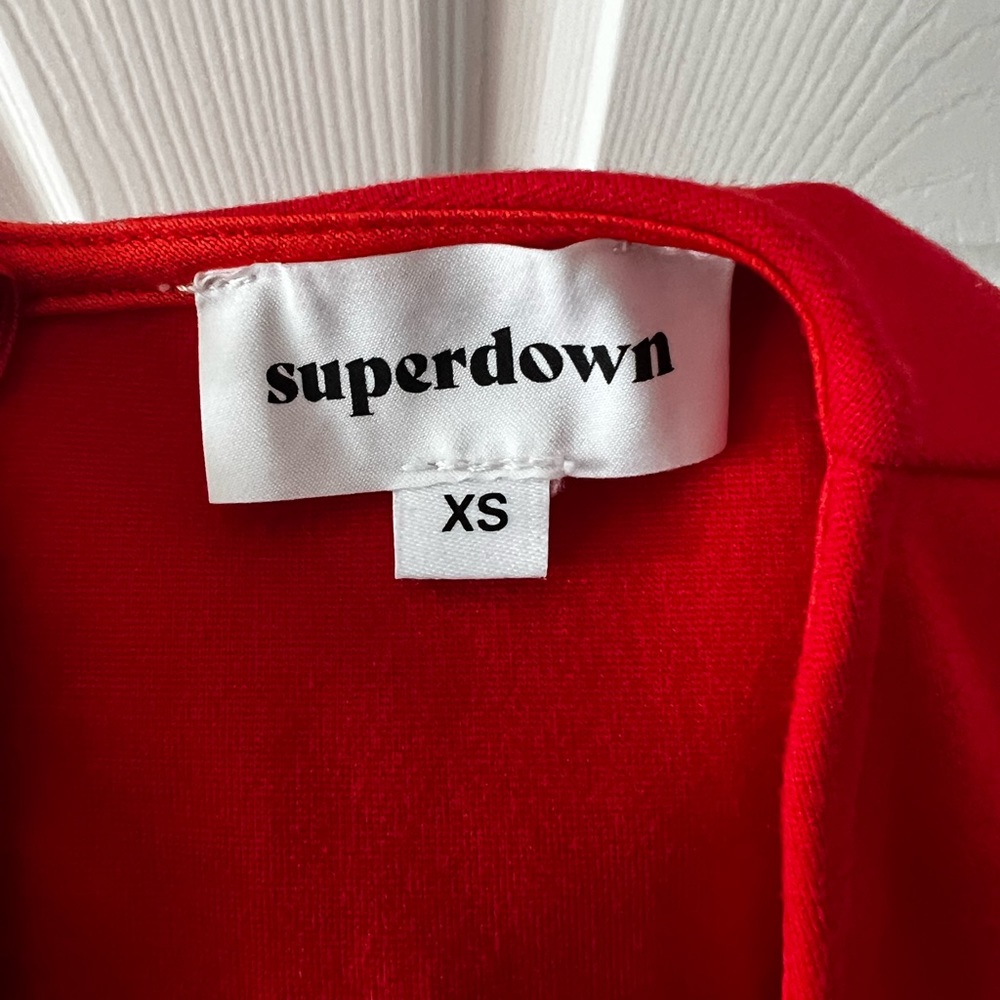 Superdown Skye Mini Dress in Red Size XS - Picture 5 of 5